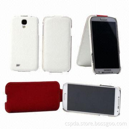 2013 Latest Flip-up PU Leather Mobile Phone Case for Samsung Galaxy S4, OEM and ODM Orders Welcomed